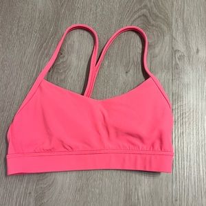 Lululemon sports bra size 4 pink